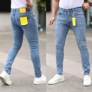 Redcode Jeans Erkek Yırtık Model Likralı Kot Pantolon