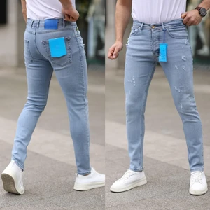 Redcode Jeans Erkek Yırtık Model Likralı Kot Pantolon
