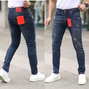 Redcode Jeans Erkek Yırtık Model Likralı Kot Pantolon