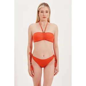 Global Boncuk Detaylı Straplez Bikini