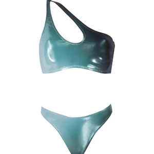 Global Parlak Tek Omuz Bikini