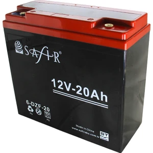 Safir Jel Akü 12 V - 20 Ah ( Yeni Tarihli )