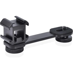 Üçlü Soğuk Ayakkabı Dağı Evrensel Uzatma Braketi Tutucu Adaptörü LED Video Işığı Dslr Telefon Gimbal Sabitleyici (Yurt Dışından)