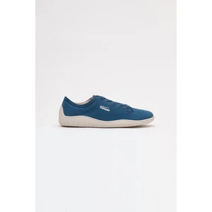 V-Barefoot Comfort Keten Erkek Ayakkabı Indigo Mavi 1383