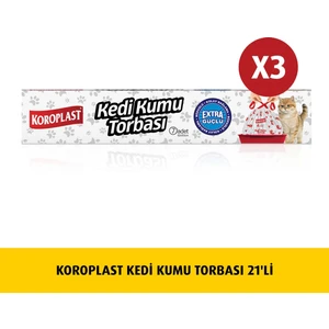 Kedi Kumu Torbası 7'li x 3 Adet
