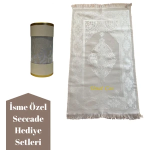 Miracle Gifts Isme Özel Lüks Seccade Hediye Seti