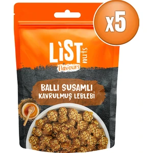 List Flavours Ballı Susamlı Leblebi 5 x 120 G