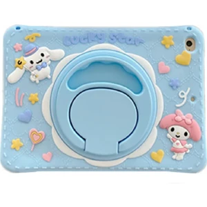 Samsung Galaxy Tab A8 10.5 SM-X200 2021 Kılıf Cute Dolls Standlı Eğlenceli 3D Karekterli Çocuk Kılıfı