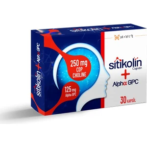 Sitikolin Cognizin Alpha Gpc 30 Kapsül