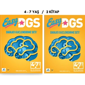 Adeda 4-7 Yaş A-B Sınıfı Easy Dikkati Güçlendirme Seti 2 Kitap - Osman Abalı