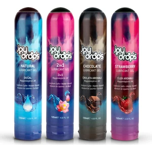 Joy Drops  Jel 4X125 Ml 2In1  Doğal  Çilek Ve Çikolata Aromalı