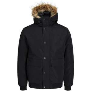 Jack & Jones Markasız  12236822 Sabıt Kapısonlu Kalın Mont