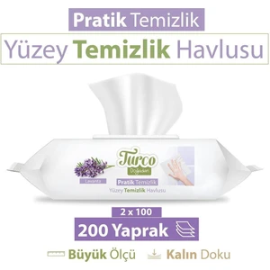 Baby Turco Yüzey Temizlik Havlusu Lavanta 100X2 Adet