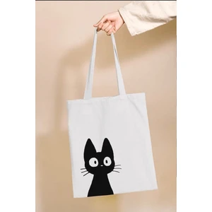 Kedi Tasarım Bez Çanta