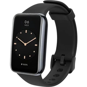 Megafox Teknoloji Xiaomi Mi Band 7 Pro Uyumlu Kordon Silikon Yumuşak Spor Soft Yüzey Esnek Kayış, Siyah