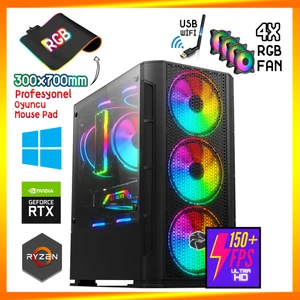 Prime X5 Ryzen 5 5500 16GB 3200MHZ Ram 512GB Nvme M.2 SSD RTX3050 8gb Gddr6 Oyuncu Bilgisayarı