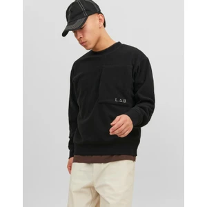 Jack & Jones 12241523 Yuvarlak Yaka Gogus Cep Detaylı Polar Sweat