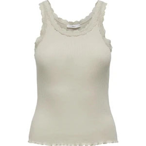 15292057 Pıgale Kendınden Cızgılı Dantel Askı Detaylı Tsh T-Shirt