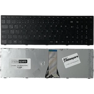 Lenovo ile Uyumlu G50-70 Type 20351, G50-70 Type 80DY Notebook Klavye Siyah Tr