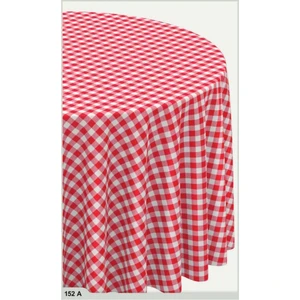 Pvc Silinebilir Muşamba Yuvarlak Masa Örtüsü Çap 140CM