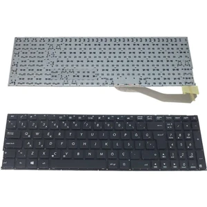 Asus ile Uyumlu Vivobook 15 X540UB-GO355T, 15 X540UB-GO357T Notebook Klavye Siyah Tr