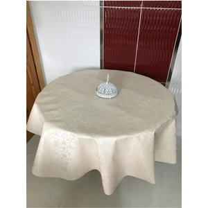 Pvc Silinebilir Muşamba Yuvarlak Masa Örtüsü Çap 140CM