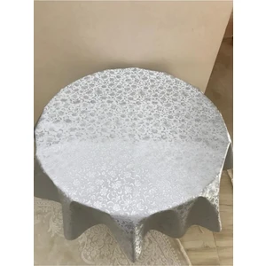 Pvc Silinebilir Muşamba Yuvarlak Masa Örtüsü Çap 140CM
