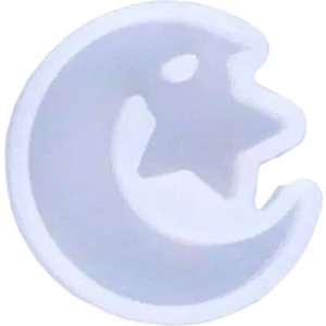 Epoksi Silikon Kalıp Ayyıldız Modeli 3.8 cm