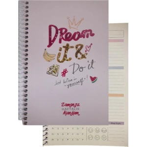 Zamansız Haftalık Ajandam 1 Adet Sert Kapak 120 Yaprak Zamansız Haftalık Planlayıcı Tarihsiz Ajanda Hediyelik Defter