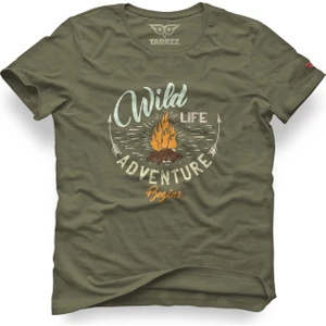 Wild Life Adventure Tasarım T-Shirt