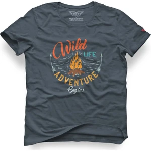 Wild Life Adventure Tasarım T-Shirt