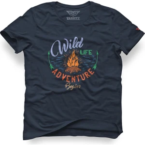 Wild Life Adventure Tasarım T-Shirt