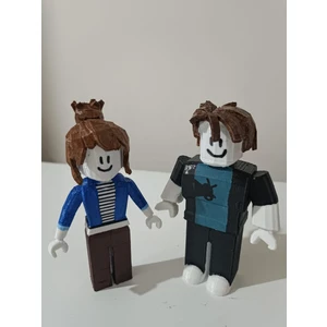 2 Adet Boy ve Girl Roblox Karakter Figürleri Bacon 12 cm