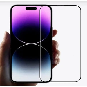 Kens Teknoloji Apple iPhone 15 Pro Ekran Koruyucu Tam Kaplayan Iç Kulaklık Filtreli Antistatik Cam