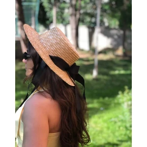 Bağlamalı Orijinal Hasır Yazlık Şapka