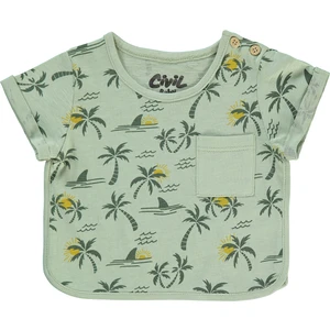 Civil Baby Erkek Çocuk T-Shirt 6-18 Ay Haki