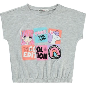 Civil Girls Kız Çocuk T-Shirt 2-5 Yaş Karmelanj