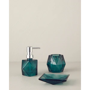 English Home Hailey Cam Banyo Seti Mint Renkli Modern Tasarım 14 cm Suya Dayanıklı