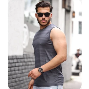 Spor Life Mens Style Mikro Baskılı Desenli Sporcu Atlet