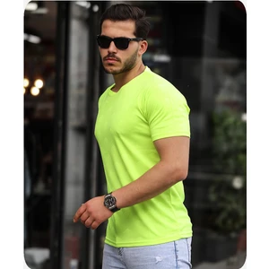Spor Life Mens Style Sıfır Yaka Desenli Performans T-Shirt