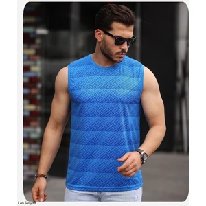 Spor Life Mens Style Mikro Baskılı Desenli Sporcu T-Shirt