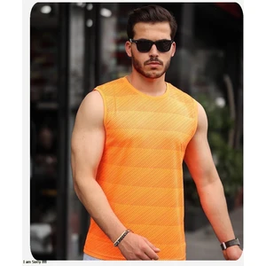 Spor Life Mens Style Mikro Baskılı Desenli Sporcu T-Shirt