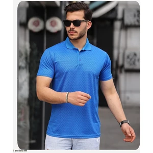 Spor Life Mens Style Polo Yaka Desenli Tişört