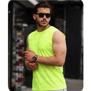 Spor Life Mens Style Mikro Baskılı Desenli Sporcu T-Shirt
