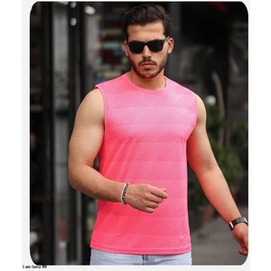Spor Life Mens Style Mikro Baskılı Desenli Sporcu T-Shirt