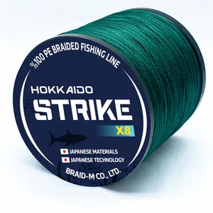 Hokkaido Strike X8 500 Metre,koyu Yeşil,0.34 mm 8 Katlı- 29-Kg Çeker,ip,örgü,ipek Misina