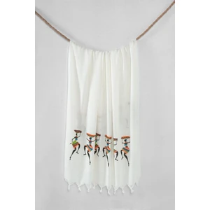 Bambu Baskılı Peştemal Banyo Havlusu