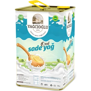 Tarihi Yağcıoğlu Özel Sadeyağ Keçi ve Manda Sadeyağı (Ghee) 5 kg
