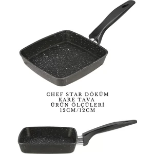 MNB-05531 Kare Mini Tava Gri