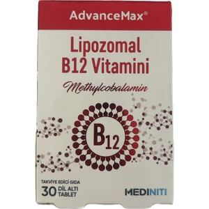 Mediniti Advancemax Lipozomal B12 30 Dilaltı Tablet 8684375607525